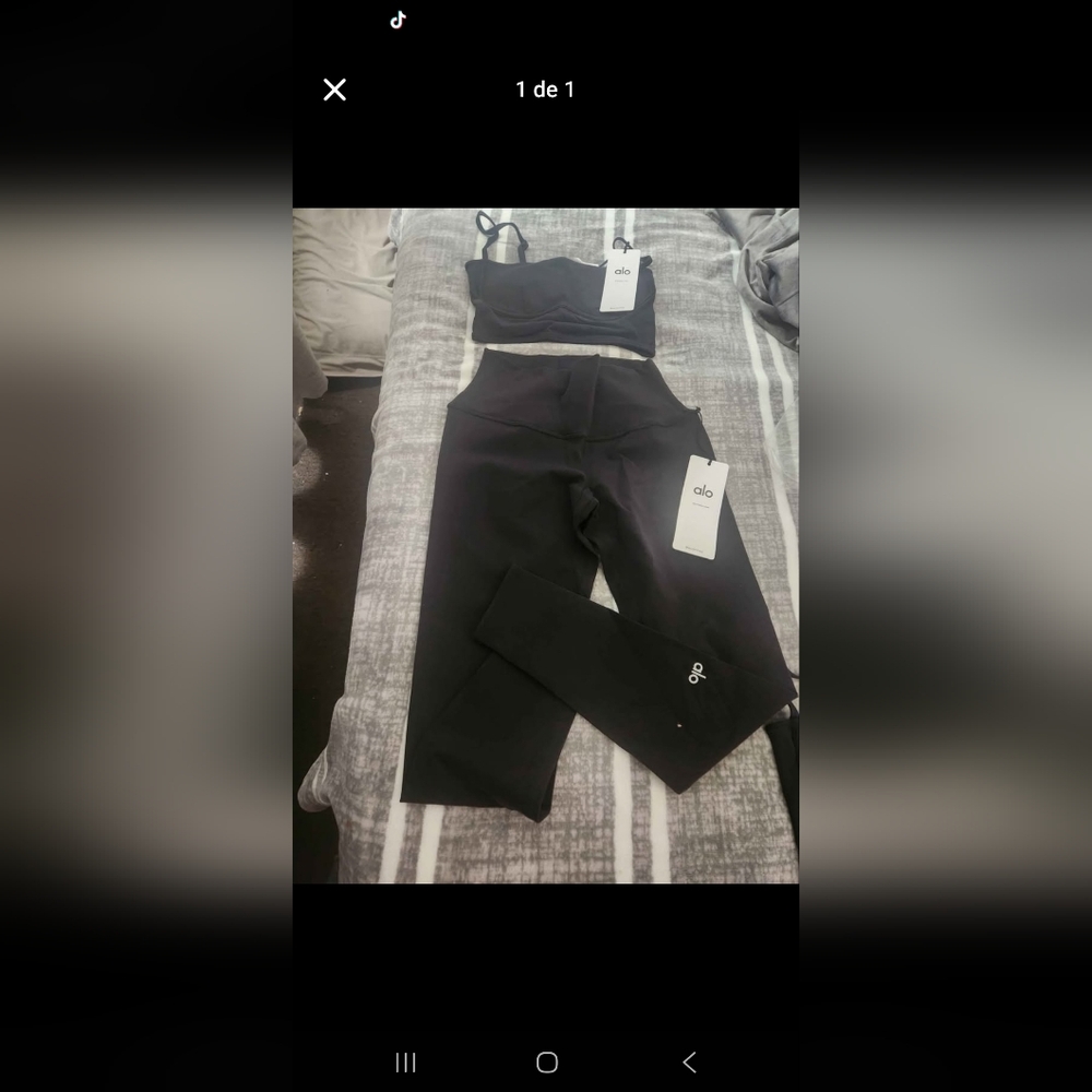 ALO Yoga Classic Black Activewear Set